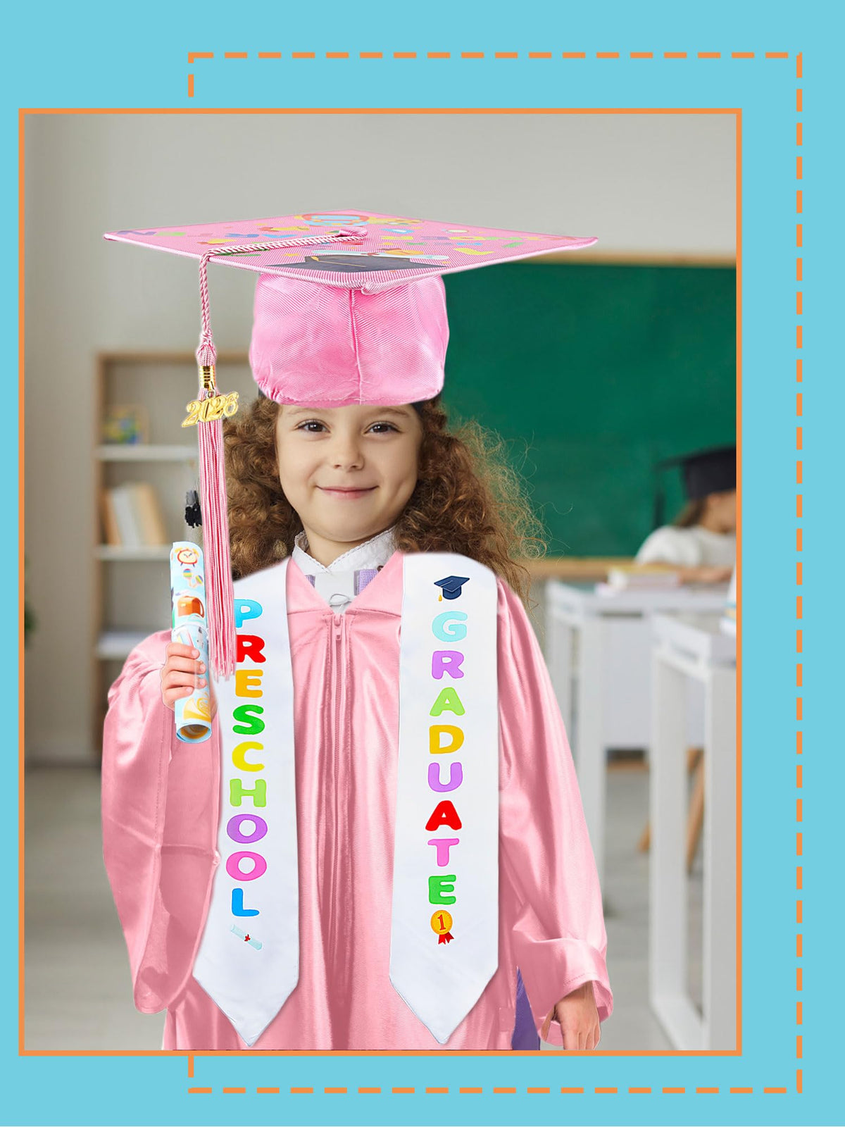 Restrome set is suitable for ceremonies, choir performances, and graduation photoshoots
