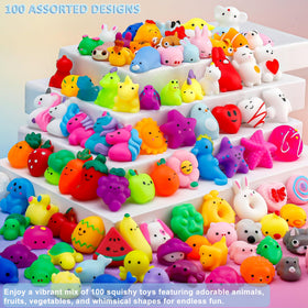 Resumplan Mochi Squishy Animals – soft mini toys perfect for goodie bags