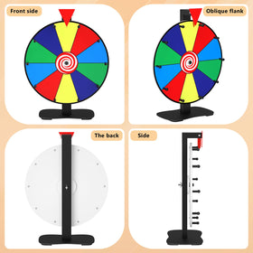 Retbtnm prize wheel is ready for parties, trade shows, and carnivals.