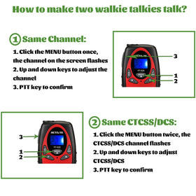 Retevis RT628 durable ABS+PC shell withstands drops during outdoor activities