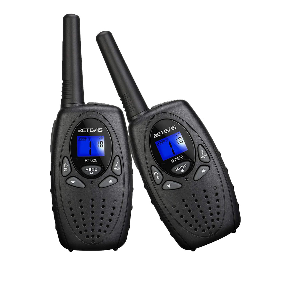 Retevis RT628 kids walkie talkie front view for outdoor play and quick communication