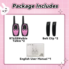 Retevis RT628 pair ideal for family trips and camping
