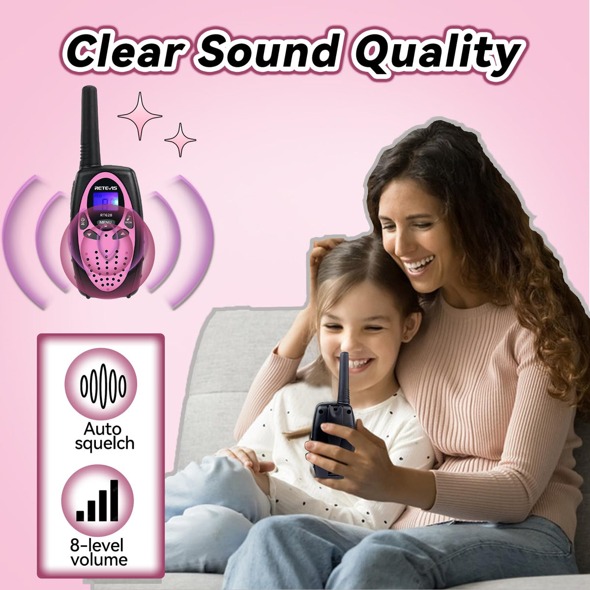 Retevis RT628 VOX hands-free conversations on the go