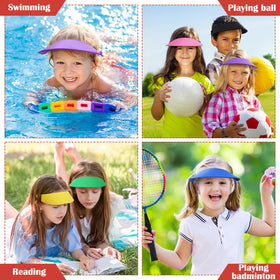 Retisee foam visors inspire DIY crafts and custom names for events.