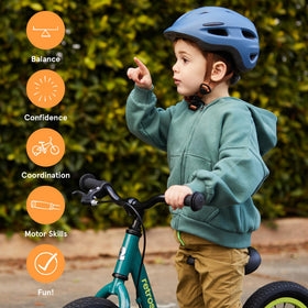 Retrospec Cub Plus air-filled tires provide stable, smooth rides.