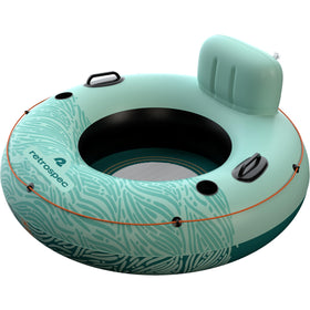 Retrospec Siesta Float 48 backrest for comfortable river lounging.