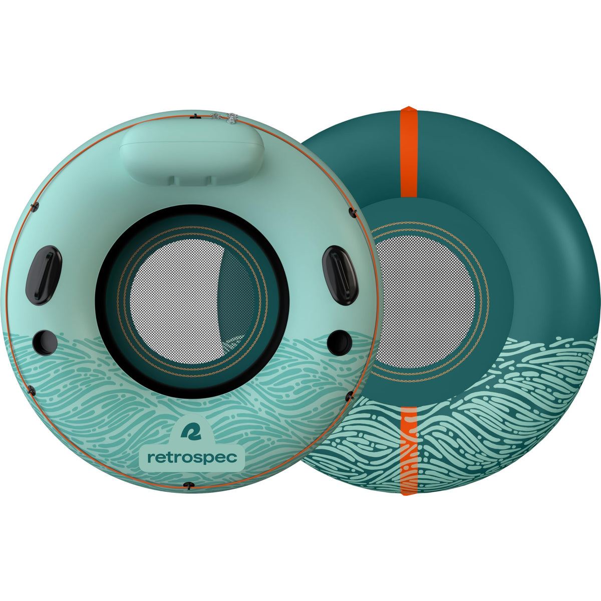 Retrospec Siesta Float 48 dual cup holders keep drinks close by.