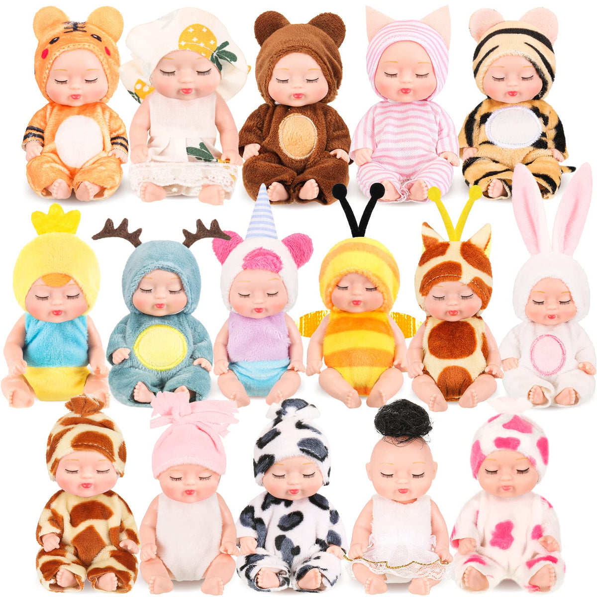 Retrowavy mini doll rabbit clothes for imaginative play and gentle storytelling