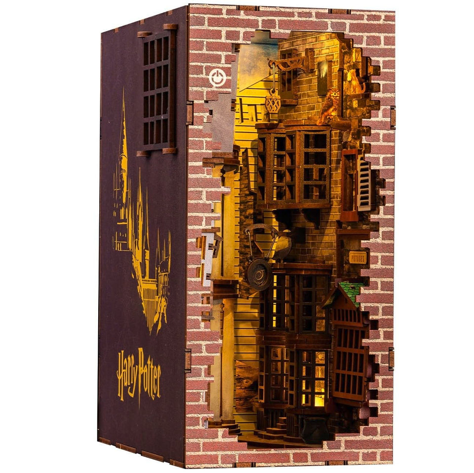 Revell Diagon Alley miniature wood kit for an authentic display.