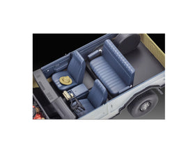 Interior deluxe detail featuring the cargo area spare tire