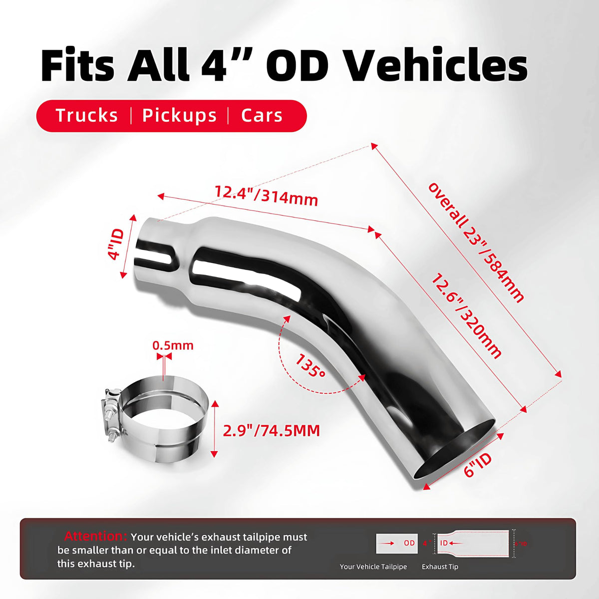 REWONIXAL high-grade steel tip with 2mm wall delivers lasting strength.