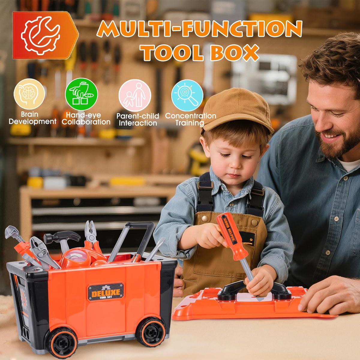 REXBETI toy drill low-speed safe for beginners