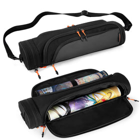 Rexmica playmat tube case holds two mats securely for travel.