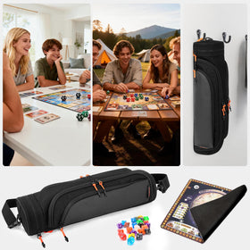 Rexmica travel-friendly tube bag ideal for game nights.