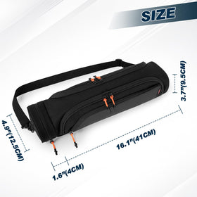 Rexmica bag includes top strap for cross-body traveling.