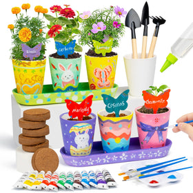 RGBDOT Kids Gardening Set full kit with pots and tools for hands-on creativity