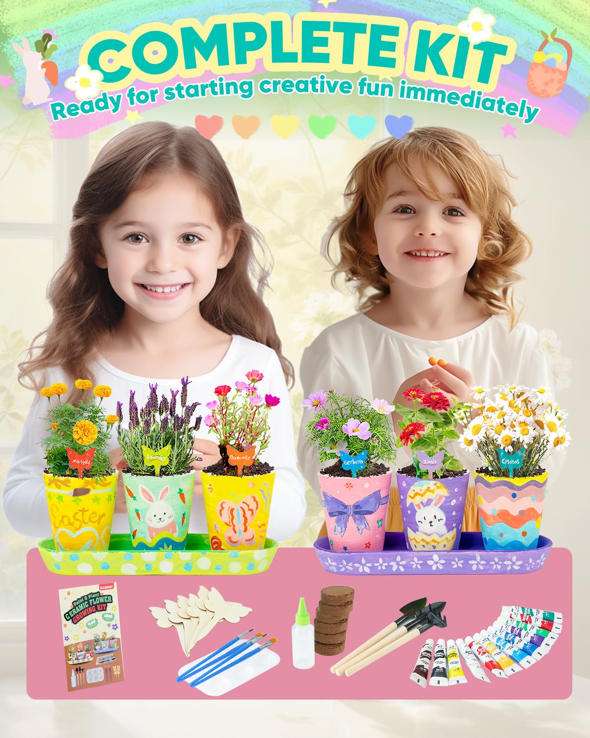 RGBDOT gift-ready gardening set packaging for birthdays or holidays