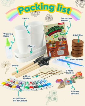 RGBDOT twelve vibrant paint tubes offering a rich palette for kids' artwork