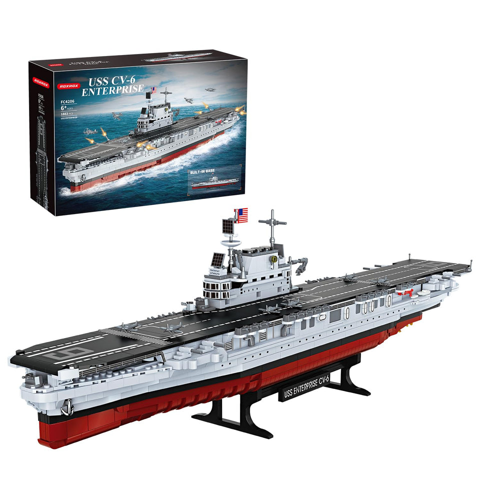 RGXRGX Military Series Enterprise model on display base for impressive desk decor