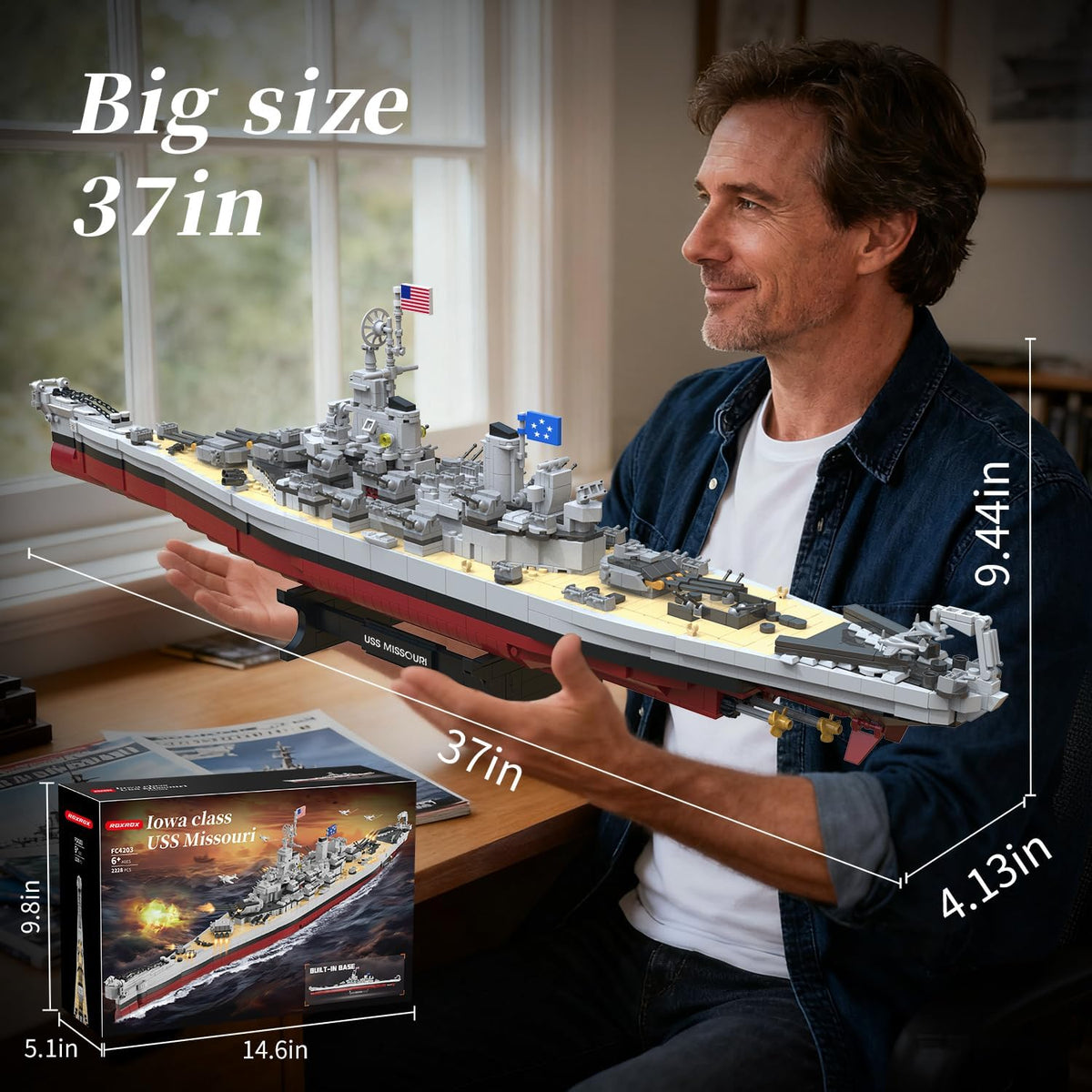 RGXRGX open-build view showing the 2,228-piece kit assembly