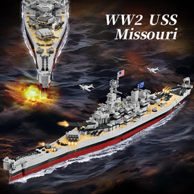 RGXRGX USS Missouri battleship side detail highlighting authentic WWII design