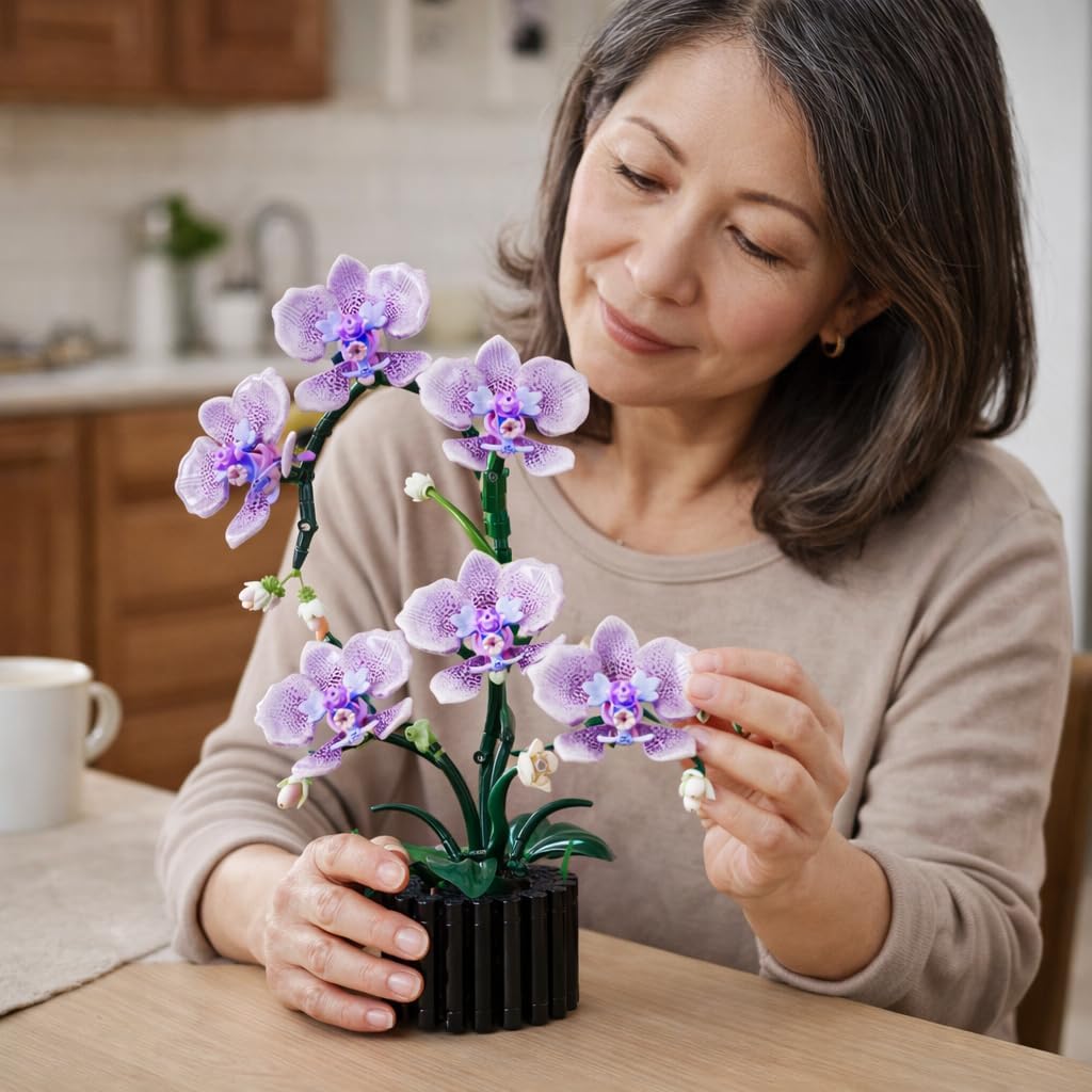 RGXRGX Phalaenopsis Decor Kit — enhances living room ambiance