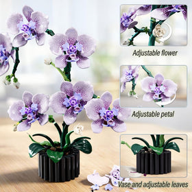 RGXRGX Purple Orchid Bloom Detail — close-up petals for vivid realism