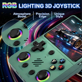 Rhesusco RG36PRO 3.5-inch screen offering crisp retro visuals on the go.