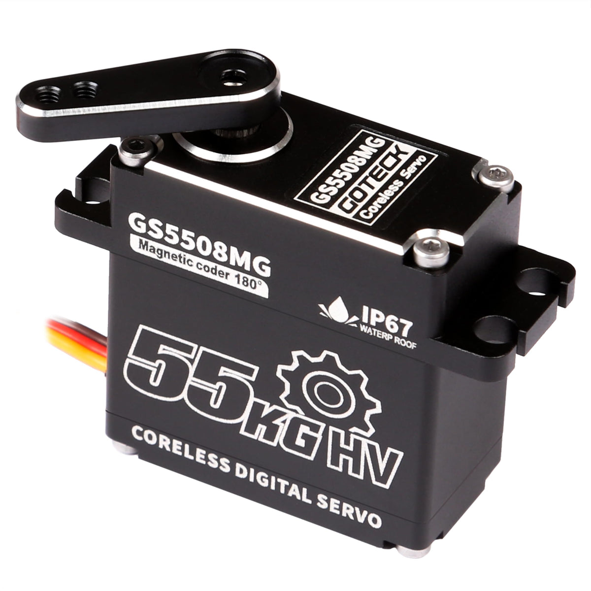 RHINOESC GOTECK 55KG coreless servo for precise steering and strong torque.
