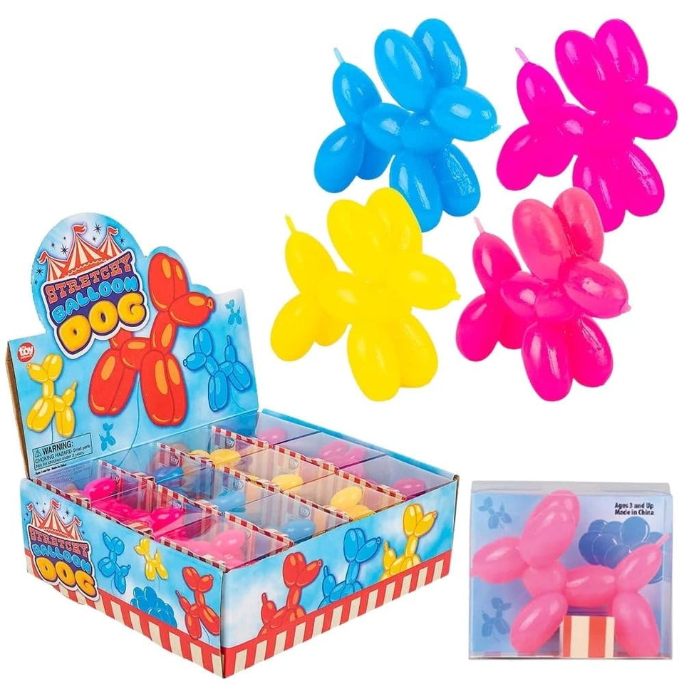 Rhode Island Novelty stretchy balloon dog in color variety for party decor.