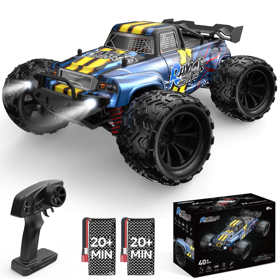 Rhybor 1:16 scale RC car ready for fast backyard races at up to 40 KPH.