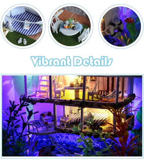 RHZN miniature house interior details for cozy realism