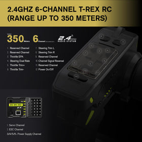 RIAARIO 1/10 front and rear differentials ensure smooth power through turns.