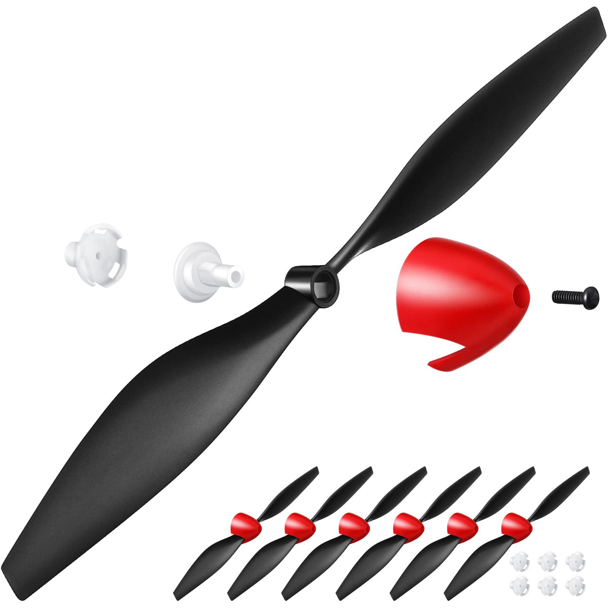 Riakrum spare propellers for TR-P51 RC plane ensure quick replacements and smoother flights.