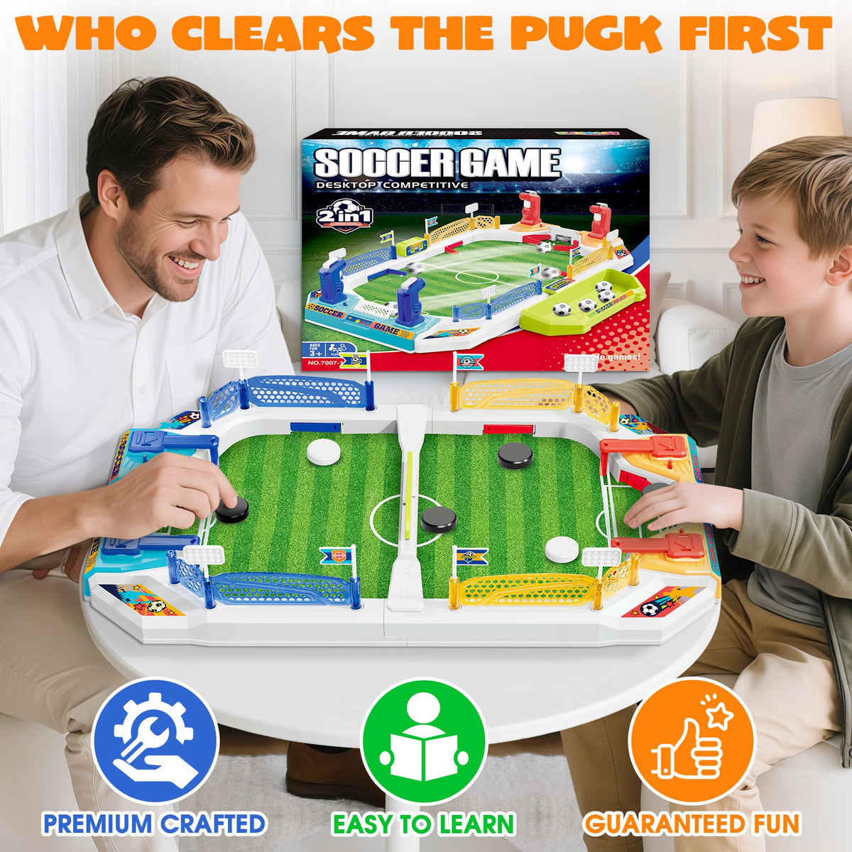 RIANEAN mini soccer board game travel bag, convenient for on-the-go fun.