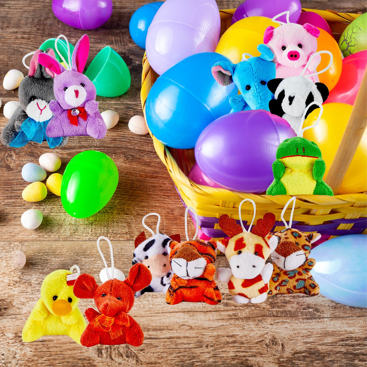 Ribyonten colorful mini animals brighten shelves and party displays.
