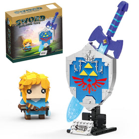 RiceBlock Legend Glowing Link action figure, perfect for display or imaginative play.