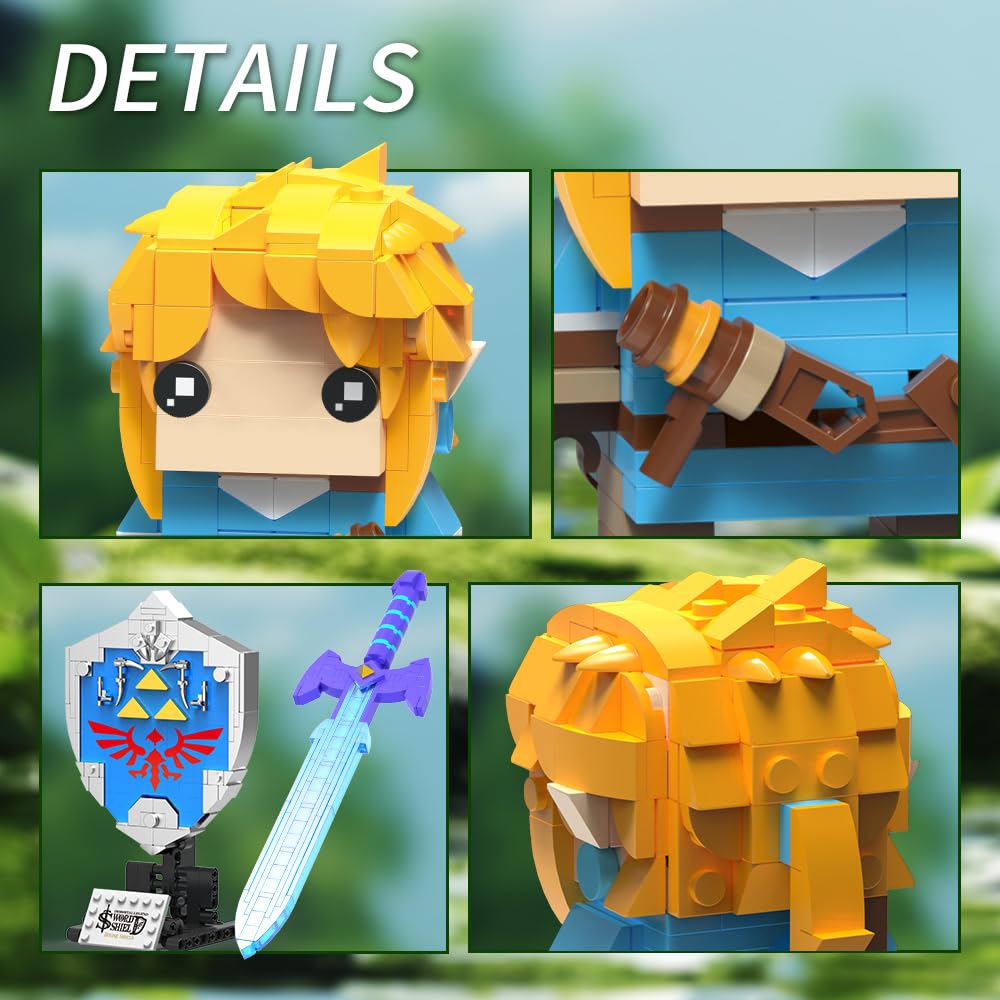 RiceBlock Legend Glowing Master Sword, ideal centerpiece for dynamic builds and display.