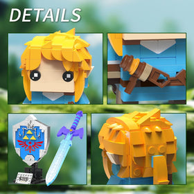 RiceBlock Legend Glowing Master Sword, ideal centerpiece for dynamic builds and display.