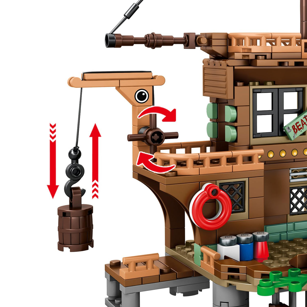 RiceBlock pirate bar and restaurant scene sparks social play and narrative