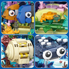 RiceBlock seaweed details create a lush ocean-floor habitat.