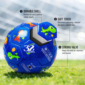 Close-up of Richball ball stitching highlighting durable construction