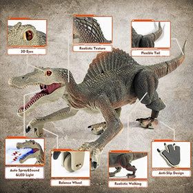 Richgv Spinosaurus backward walk demonstrates versatile motion during playtime.