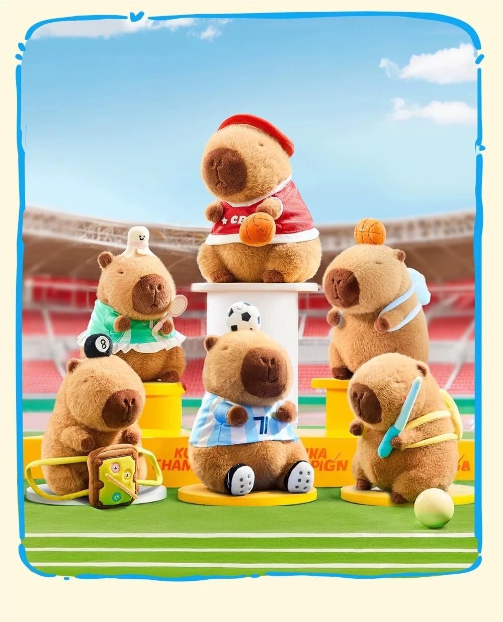 RichRabbit capybara plush room decor idea for sofas, cars, and cozy corners.