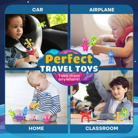 Richtim no-hole bath toys stay secure on smooth surfaces
