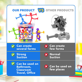 Richtim bright colors and strong elasticity inspire imagination and hands-on skills.