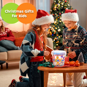 Richtim Kids suction toy attached to window promoting fine motor play.