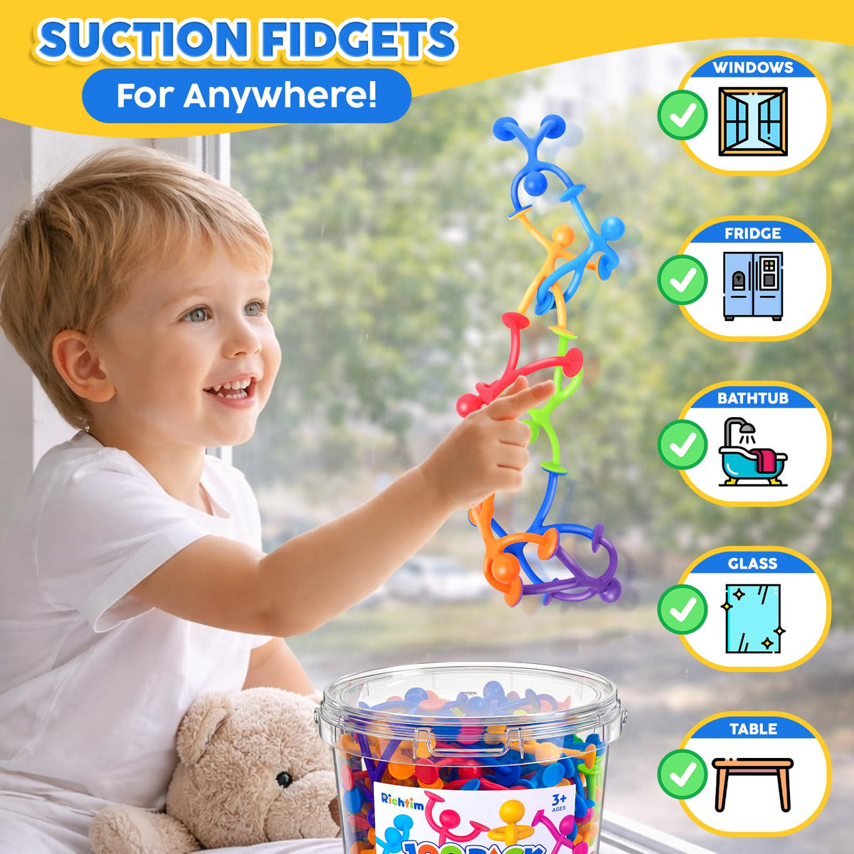 Richtim party favors bulk set for birthdays and school events.