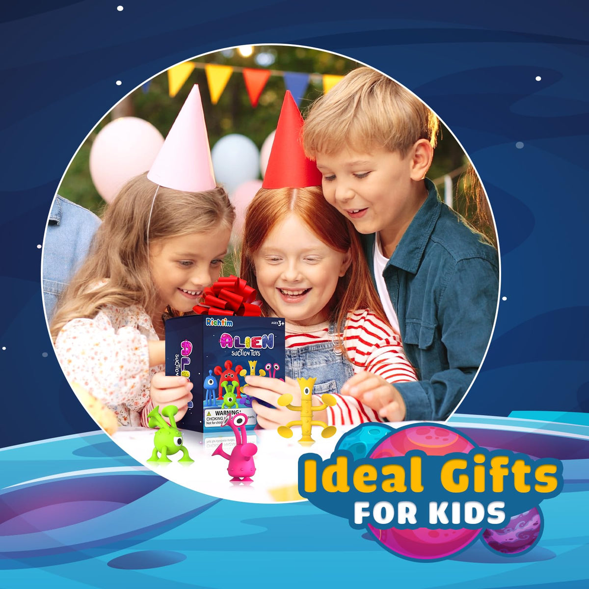 Richtim party favors and classroom prizes inspire shared sensory play