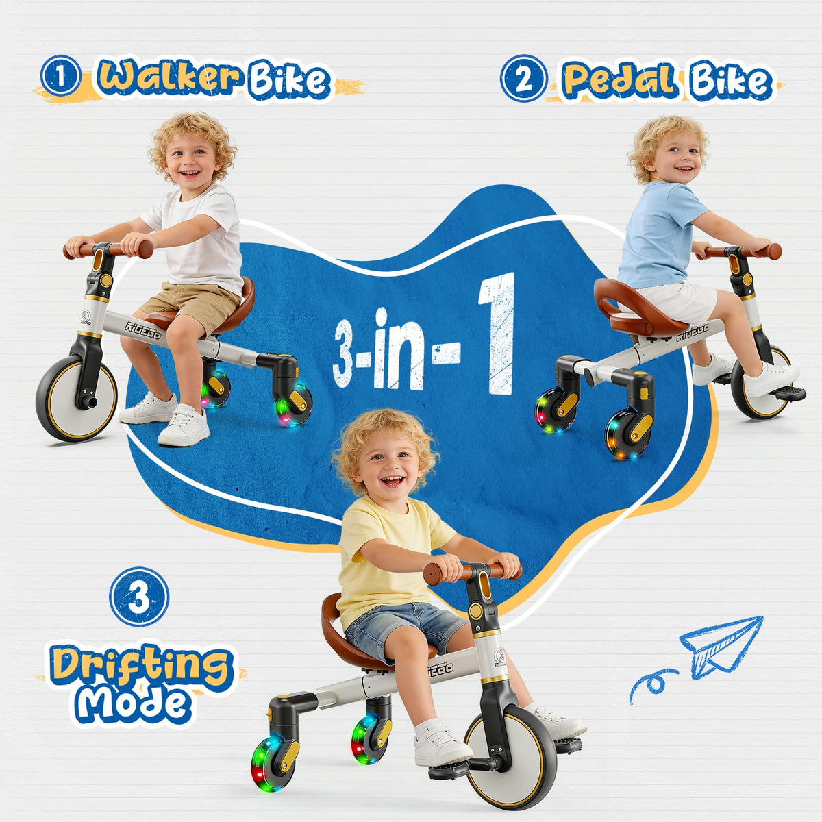 Ridego 360 drift wheels for spins with stable, controlled handling.
